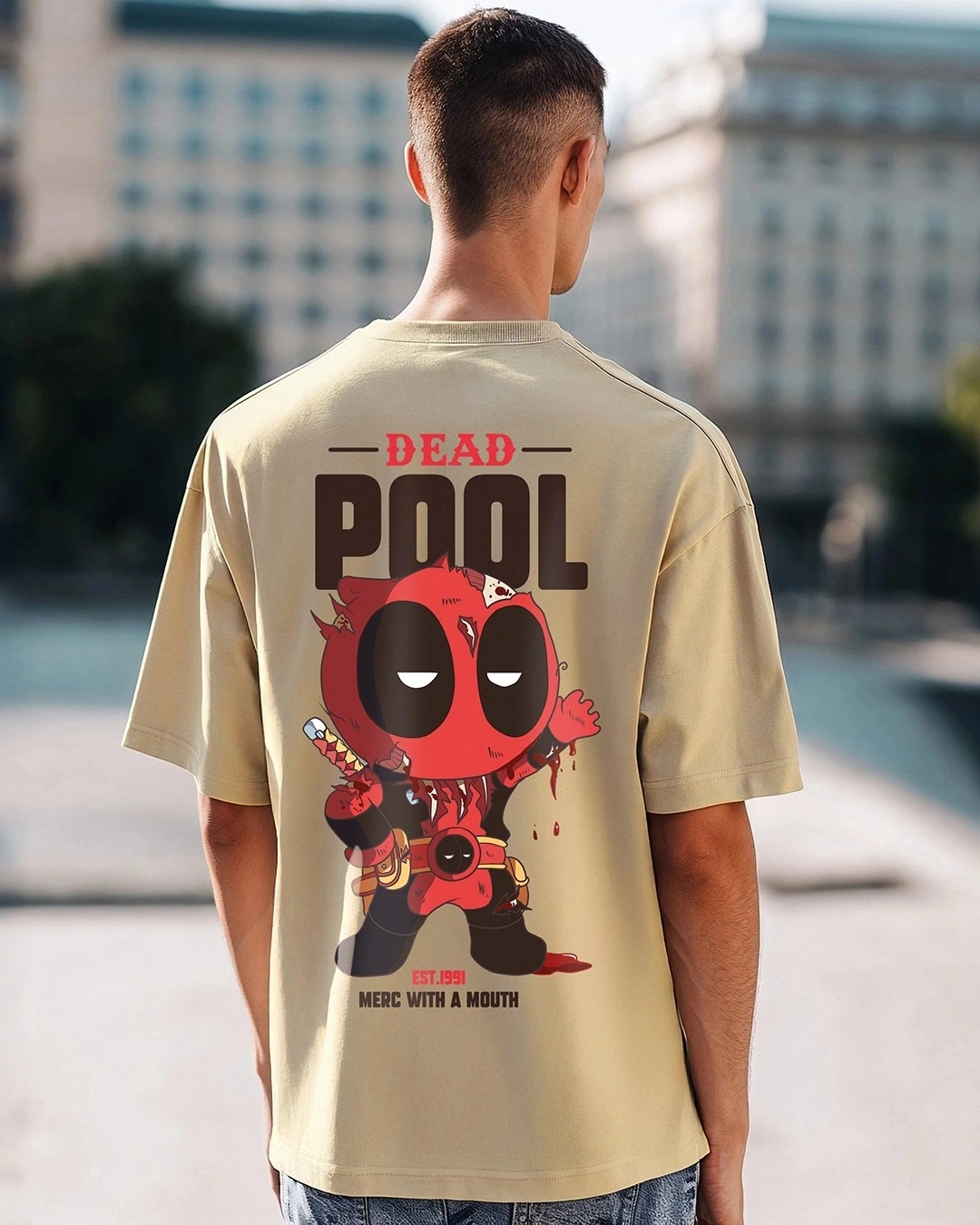 men s brown most wanted graphic printed oversized t shirt 629607 1753166834 1